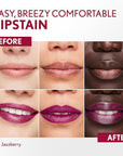 COVERGIRL Outlast, 40 Jazzberry, Lipstain, Smooth Application, Precise Pen-Like Tip, Transfer-Proof, Satin Stained Finish, Vegan Formula, 0.06oz