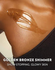 Vaseline Glazed and Glisten Golden Hour Body Gel Oil Glow Vanilla Cocoa Shimmering with Ultra-Hydrating Lipids and 100% Pure Cocoa Butter, 6.8 Oz