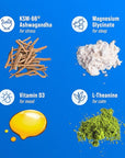 Nello Supercalm Powdered Drink Mix, Cortisol Reducer* and Sleep Aid Supplement, L Theanine, Ksm-66 Ashwagandha, Magnesium Glycinate, Vitamin D 3, No Sugar, Non GMO, On The Go, 20 Ct, Orange Creamsicle