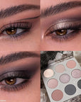 ColourPop Of Quartz Eyeshadow Palette - Neutral Taupe Palette with Metallic and Matte Finishes - High-Pigment Eye Makeup with a Long-Wearing Formula (0.3 oz)