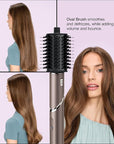 Shark FlexStyle Air Styling & Drying System, Powerful Hair Blow Dryer & Multi-Styler with Auto-Wrap Curlers, Oval Brush, Concentrator Attachment, Mocha, HD431BR