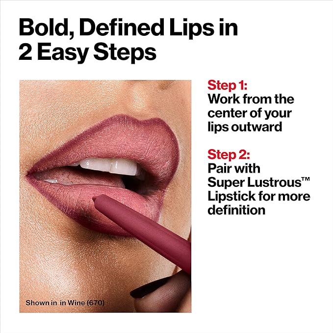 Revlon ColorStay Lipliner with Sharpener, Reds 100, 0.01 Lipline 28 g