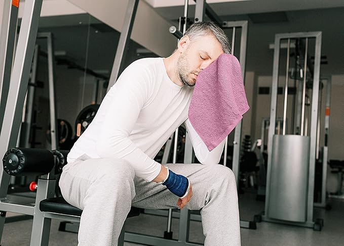 Utopia Towels 24 Pack Cotton Washcloths Set, 100% Ring Spun Cotton, Premium Quality Flannel Face Cloths, Highly Absorbent and Soft Feel Fingertip Towels, Pink