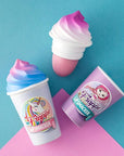 Lip Smacker Magical Frappe Collection 3 Pack Beverage Lip Balm - Moisturizing, Soothing Unicorn & Mermaid Delight/Magic