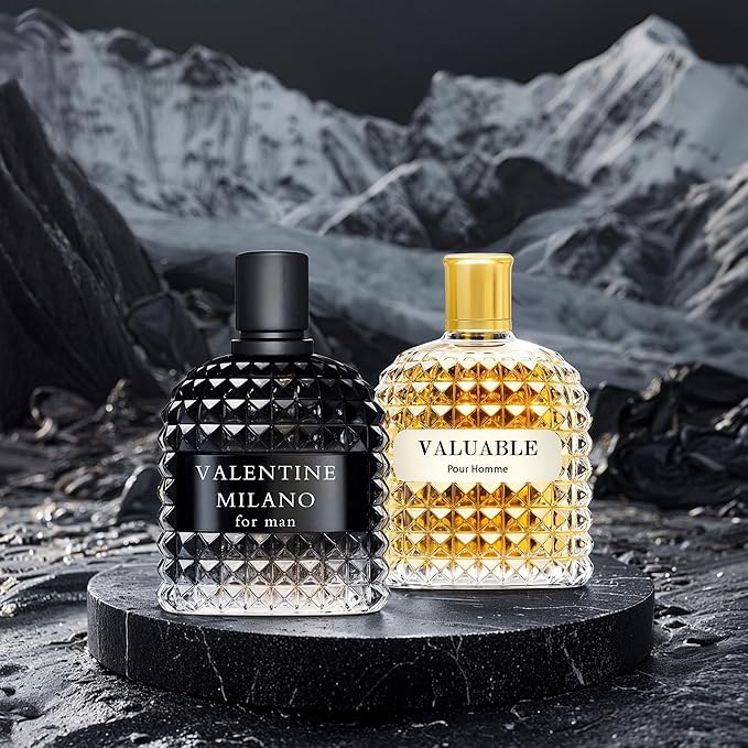 Hybrid & Company Mens 2 Pcs Distinctive Eau De Perfum Vaporisateur Natural Spray