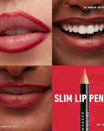NYX PROFESSIONAL MAKEUP Slim Lip Pencil, Long-Lasting Creamy Lip Liner - Hot Red