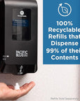 Pacific Blue Ultra Gentle Foam Hand Soap Refill (43716), Compatible Only With Pacific Blue Ultra Automated Touchless Dispenser, Dye and Fragrance Free, 40.5 FL OZ Per Refill, 3 Refills Per Case