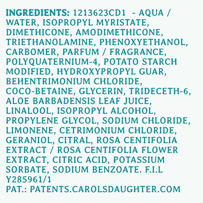 Carol's Daughter Wash Day Delight Cream Serum Hair Moisturizer for Curly Hair, Anti-Frizz, Made with Aloe and Glycerin, 6.8 fl oz