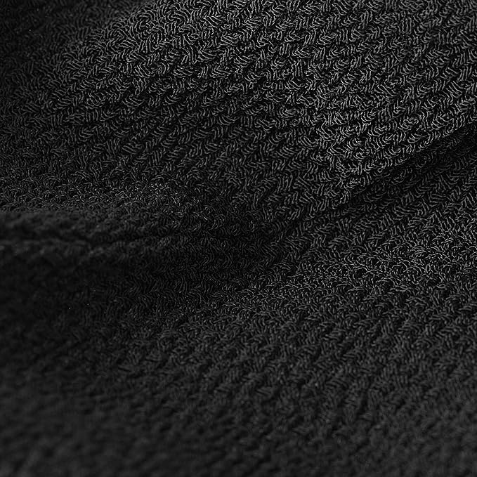 Valitic Exfoliating Glove Body Scrubber - Exfoliating Mitt Dead Skin Remover, Shower Face and Body Exfoliator - Korean Style Skin Scrubber Washcloth - Spray and Self Tan Remover, Pair Black