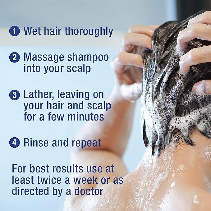 Neutrogena T/Sal Therapeutic Shampoo for Scalp Build-Up Control with Salicylic Acid, Scalp Treatment for Dandruff, Scalp Psoriasis & Seborrheic Dermatitis Relief, 4.5 fl. oz (Pack of 2)