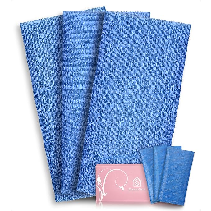 Casavida exfoliating washcloth back scrubber