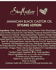 SheaMoisture Styling Lotion for Damaged Natural Hair Jamaican Black Castor Oil Silicone Free Hair Treatment 8 oz