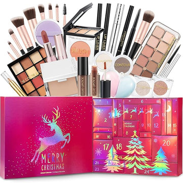 Makeup Advent Calendar 2025, 24 Days Advent Beauty Calendar for Adults Women Teen Girl Gifts Trendy Stuff Christmas Countdown Calendars Holiday Surprise Gift for Mom Wife Girlfriend Friends Her Sister
