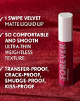 COVERGIRL Outlast Forever Velvet Pigment, 450 Strawberry Hills, Matte Lipstick, Vegan Formula, Easy to Use, Glides on Effortlessly, Long-Lasting, Perfect Color, 0.30oz