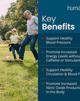 humanN SuperBeets Beet Root Powder - Nitric Oxide Supplement for Heart Health, Circulation & Blood Pressure Support - Non-GMO Superfood, Beetroot Powder Black Cherry, 30 Servings