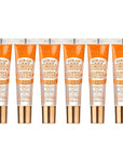 Ruby Kisses Broadway Vita-Lip Clear Lip Gloss (Mango Butter 6 Pack), Ultra-Hydrating & Soothing Formula with Multi-Vitamin Oils, High-Shine Non-Sticky Finish, Nourishing Glossy Lip Balm Softens Skin