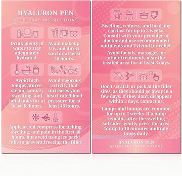 100 Pack - Premium Hyaluron Pen Supplies
