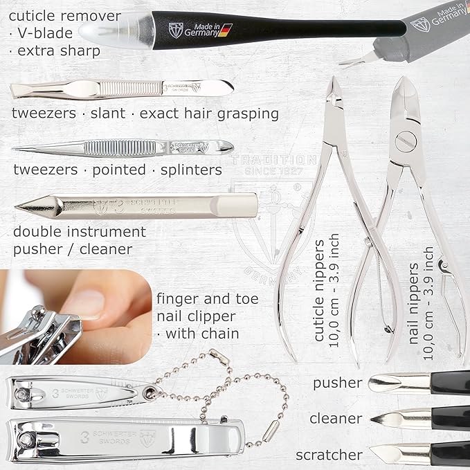 3 Swords Germany – manicure pedicure set kit (141)