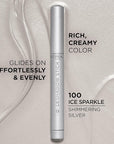 L'Oreal Paris Makeup Le Shadow Stick Eyeshadow, Blendable, Smudge-Resistant, Cream Eyeshadow, Ice Sparkle, 0.05 Oz
