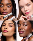 L'Oreal Paris Plump Ambition pH Hyaluron Lip Oil, Color Shifting Lip Tint with 24HR Hydration, Volumizing Shine and Lasting Color, 090 pH Berry Noir