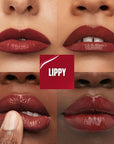 Maybelline Super Stay Vinyl Ink Longwear No-Budge Liquid Lipcolor Makeup, Highly Pigmented Color and Instant Shine, Lippy, Cranberry Red Lipstick, 0.14 fl oz, 1 Count