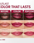 COVERGIRL Outlast All-Day, 050 Heat Wave, Lip Color, 24-Hour Wear, Hydrating Balm, Kiss-Proof, Moisturizing, Vegan Formula, 0.07oz/0.08oz