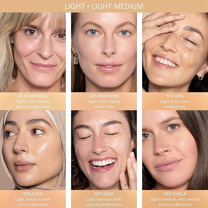 ILIA - Super Serum Skin Tint SPF 40 | Non-Comedogenic, Vegan, LIghtweight to Help Against Blue Light, + Pollution while Hydrating, Smoothing, + Refining (Ora ST6, 1 fl oz | 30 ml)
