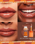 NYX PROFESSIONAL MAKEUP Duck Plump High Pigment Lip Gloss, Lip Plumper Gloss with Spicy Ginger - Mocha Me Crazy