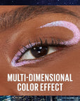 MAYBELLINE Tattoo Studio Long-Lasting Sharpenable Eyeliner Pencil, Glide on Smooth Gel Pigments with 36 Hour Wear, Waterproof, Aurora Flip, 1 Count