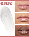 Maybelline Lifter Gloss, Hydrating Lip Gloss with Hyaluronic Acid, High Shine for Plumper Looking Lips, Pearl, Silver Pearl Clear, 0.18 Ounce