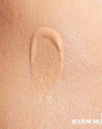 COVERGIRL Clean Invisible Foundation Makeup, Dewy & Glowy Natural Finish, Buildable Coverage, Skin-Like Smooth Look, Vegan, Warm Nude, 1oz