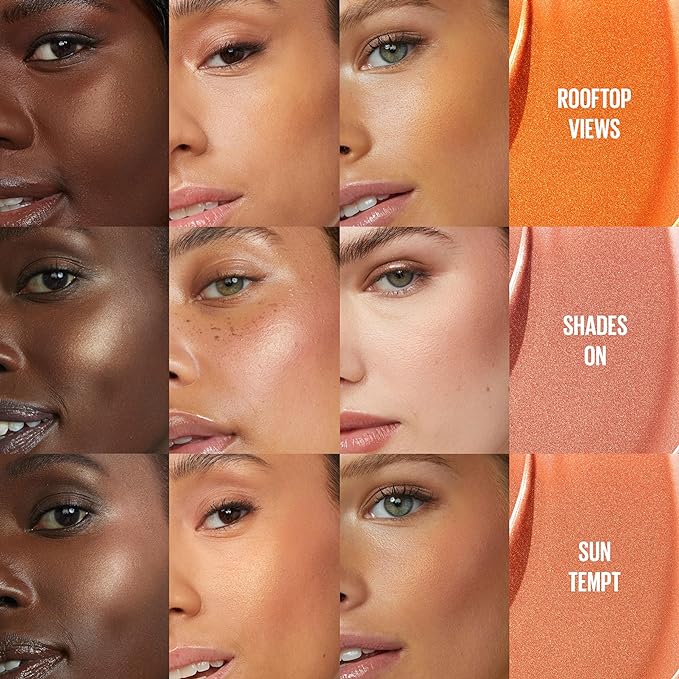 Maybelline Sunkisser Multi-Use Liquid Blush and Bronzer, Blendable, Longwear, Glowy Make Up, Rooftop Views, 1 Count
