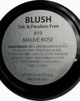 Mauve Rose Matte Dusty Muted Pink Blush Bronzer Pressed Cheek Color Powder, Talc & Paraben Free, 4 Grams, No Animal Testing & Cruelty Free