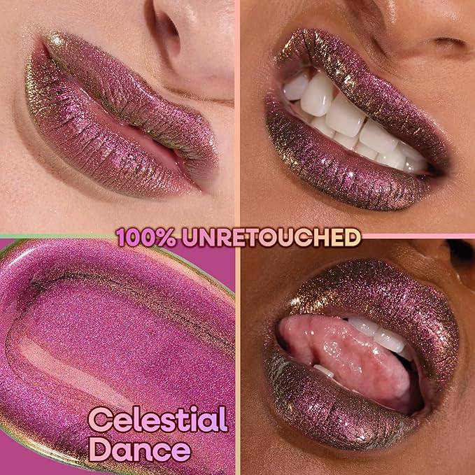 wet n wild Chameleon Chrome Lip Foil, Bold Light-Reflecting Pigments, Multidimensional Shine, Non-Sticky Smooth Formula,Vegan & Cruelty-Free - Halo's Way