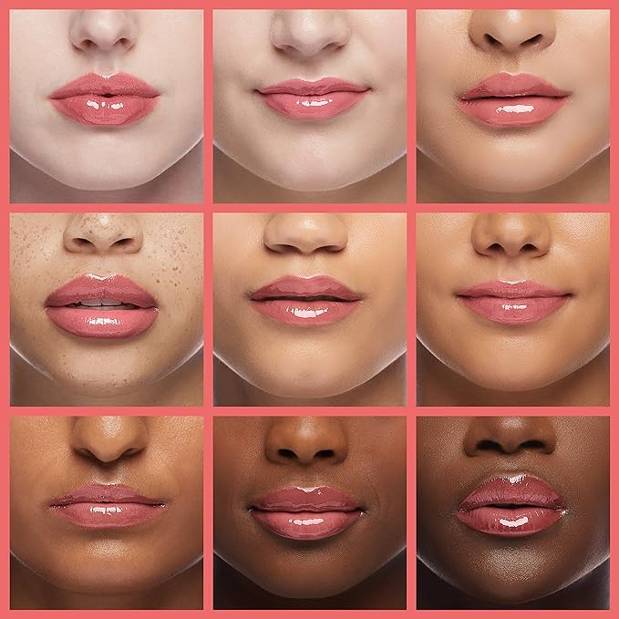 LANGMANNI Moisturizing Lip Oil,No-Sticky Lip Gloss Lip Balm Lip Care,Fruit Flavoured Lip Oil For Dry Lip's Moisturizing Hydrating And Nourishing ((Strawberry))