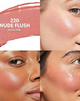 CoverGirl Trublend Skin Enhancer Blush Balm Stick, 220 Nude Flush, Vegan Formula, Easy to Use, Glides on Effortlessly, Non-Greasy, Doesn't Crease, 0.21oz