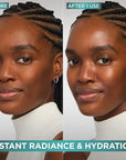 L'Oreal Paris Bright Reveal Vitamin C Glow Moisturizer, Supercharged Facial Moisturizer to Brighten Skin, Even Tone and Hydrate for 72HRs, Includes SPF 50 Sample