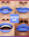 MAYBELLINE New York Super Stay Matte Ink Liquid Lipstick, Transfer-Proof, Long-Lasting, Limited-Edition Birthday-Cake-Scented Shades, Birthday Babe, 0.17 fl oz