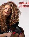 CHI Lava Hair Dryer, Blow Dryer for Smooth, Shiny Results, Lower-Temperature Styling for Less Damage, Reduces Frizz