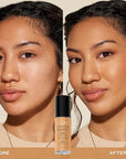 Milani Conceal + Perfect 2-in-1 Foundation + Concealer for a Flawless Complexion, Under Eye Corrector, Cover Redness and Imperfections, Waterproof and Sweatproof - Deep Beige