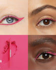 MAYBELLINE New York Tattoo Studio Long-Lasting Sharpenable Eyeliner Pencil, Glide on Smooth Gel Pigments with 36 Hour Wear, Waterproof Ultra Pink 0.04 oz