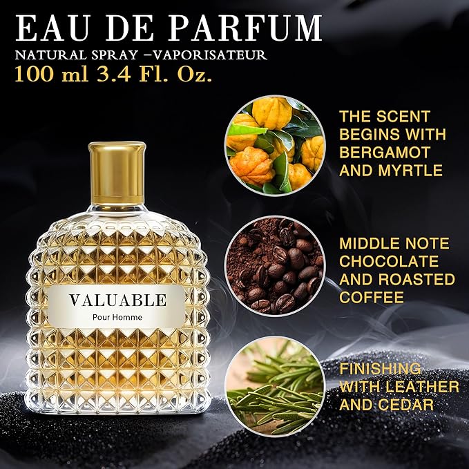 Hybrid & Company Mens 2 Pcs Distinctive Eau De Perfum Vaporisateur Natural Spray