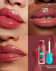 NYX PROFESSIONAL MAKEUP Lip IV Hydrating Glossy Lip Stain with 12HR Hydration - Bubblegum Burst (Pink)
