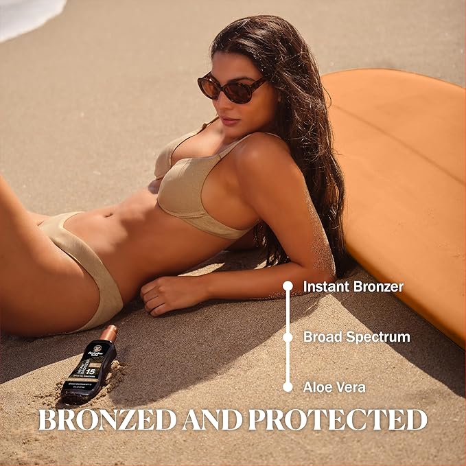 Australian Gold Spray Gel Sunscreen with Instant Bronzer SPF 15, 8 Ounce | Moisturize & Hydrate Skin | Broad Spectrum | Water Resistant | Non-Greasy SPF 15 8 Fl Oz (Pack of 1)
