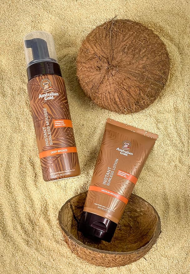 Australian Gold Instant Sunless Tanning Spray, 6 Ounce| Rich Bronze Color with Fade Defy Technology | Energizes & Softens Skin | New Packaging Same Great Formula