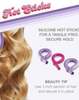 Conair Silicone Hot Rollers for Long, Medium, and All Hair - Hair Curler - No Hair Roller Clips Needed