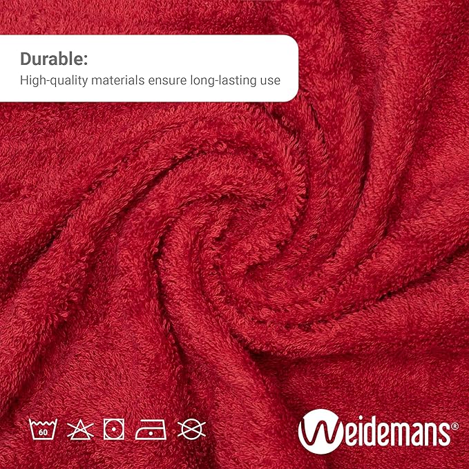 100% Cotton Washcloths Set 13” x 13” | Burgundy & Dark Grey Towels | Set of 12 Ultra Soft and Highly Absorbent Washcloths Sets for Bathroom, Gym, Hotel, Spa | Machine Washable Face Towel