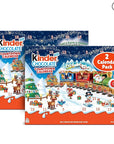 Kinder Chocolate Countdown Advent Calendar, Chocolate Candy, 2025, 2 Pack, Holiday gift for all, 24 Pieces 8.8 oz