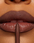 ColourPop So Juicy Plumping Lip Liner with Peptides - Long Lasting Lip Liner for Visibly Plumped & Shaped Lips - Enriched with Smoothing Ceramides & Peppermint - Mocha Latte (0.01 oz)
