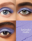 Julep Eyeshadow 101 Cream-to-Powder Waterproof Shadow Stick – Lavender Matte – Long-Lasting, Crease-Proof, Light Purple Matte Cream Eyeshadow with Built-in Smudger